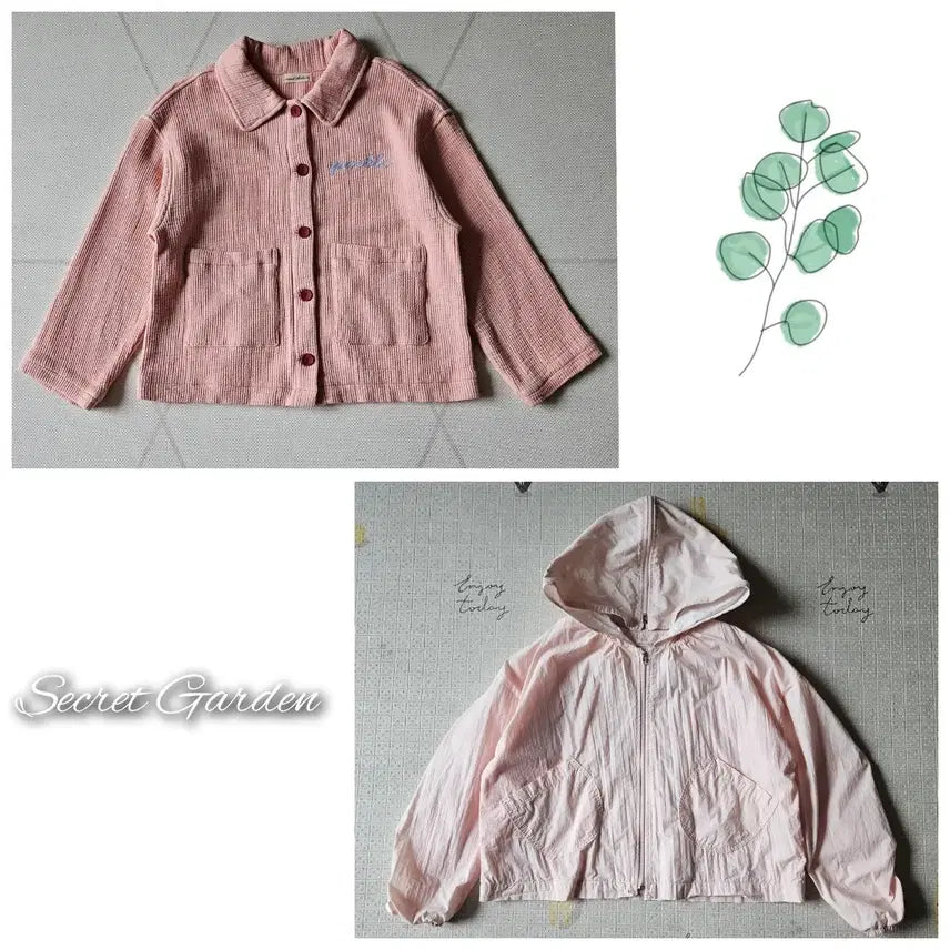 [BUNJANG] Amber &amp; Bien Windbreaker Jumper Set / (무배)사이즈140 엠버 점퍼