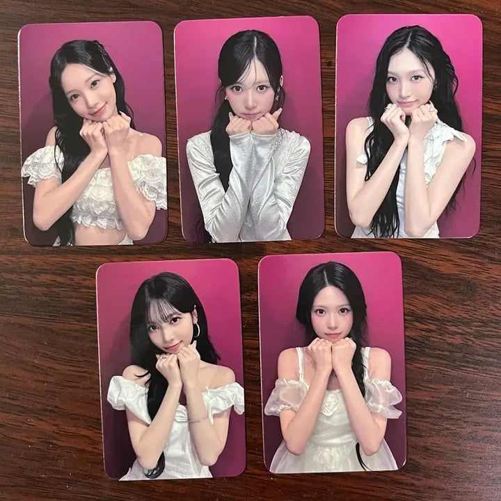 [BUNJANG] RE SINE Ballzzipang My Star Goods Photocard Set (Won-i, Live, Minami, May, Jena) / 리센느 볼찌빵 미공포 세트 마이스타굿즈 원이 리브 미나미 메이 제나
