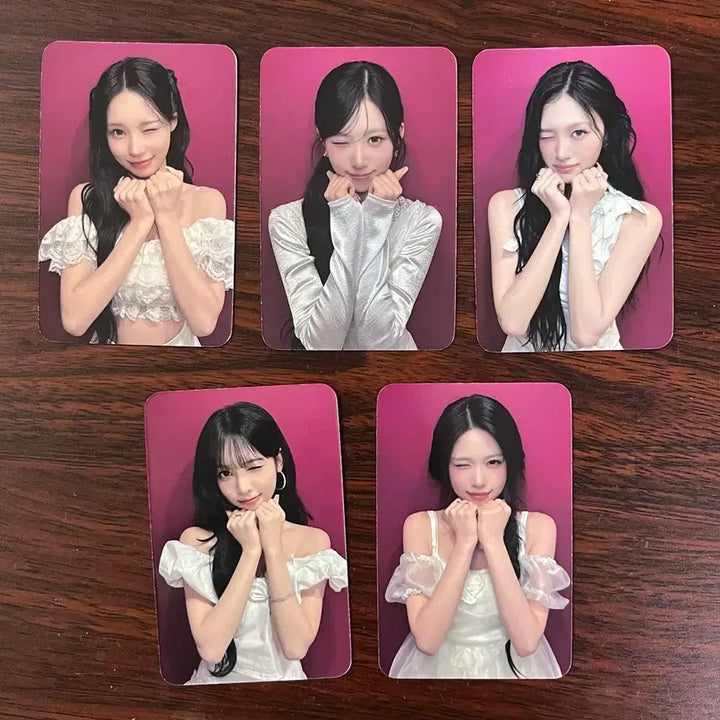 [BUNJANG] RE SINE Ballzzipang My Star Goods Photocard Set (Won-i, Live, Minami, May, Jena) / 리센느 볼찌빵 미공포 세트 마이스타굿즈 원이 리브 미나미 메이 제나