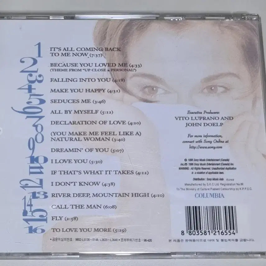 [BUNJANG] Celine Dion Falling Into You (Unsealed CD) / 셀린 디온 Falling Into You (개봉 CD)