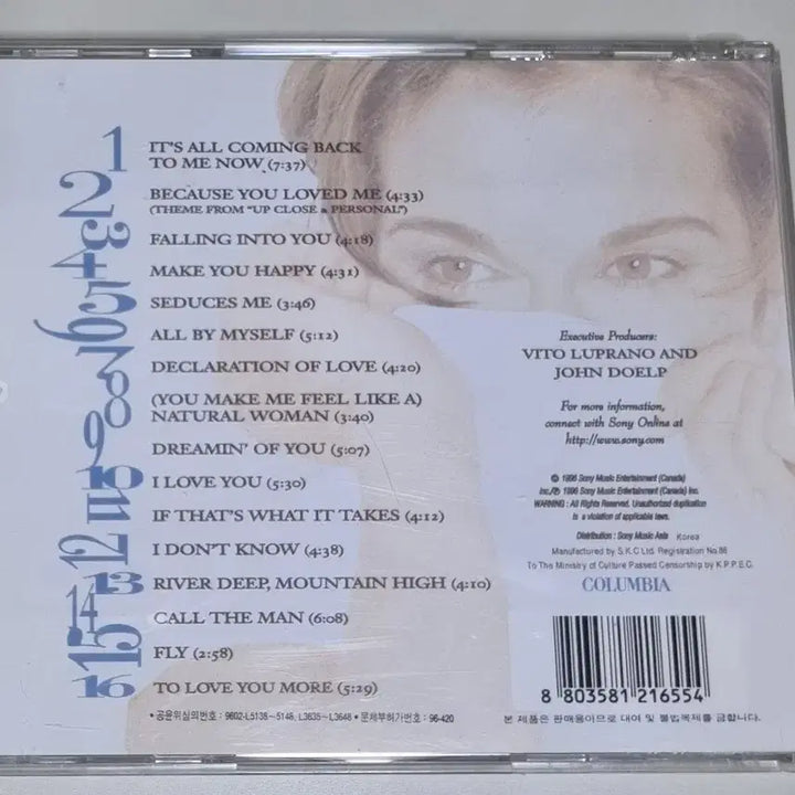 [BUNJANG] Celine Dion Falling Into You (Unsealed CD) / 셀린 디온 Falling Into You (개봉 CD)