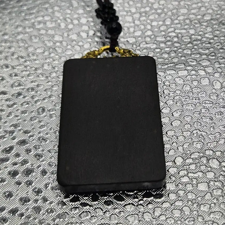 [BUNJANG] Natural Ebony Tanka Necklace Sweater Pendant Necklace / 천연 흑단 탕카 목걸이 스웨터 펜던트 목걸이