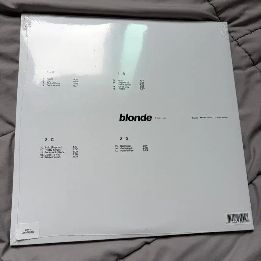 [BUNJANG] Frank Ocean Blonde LP / 프랭크오션 - 블론드 LP