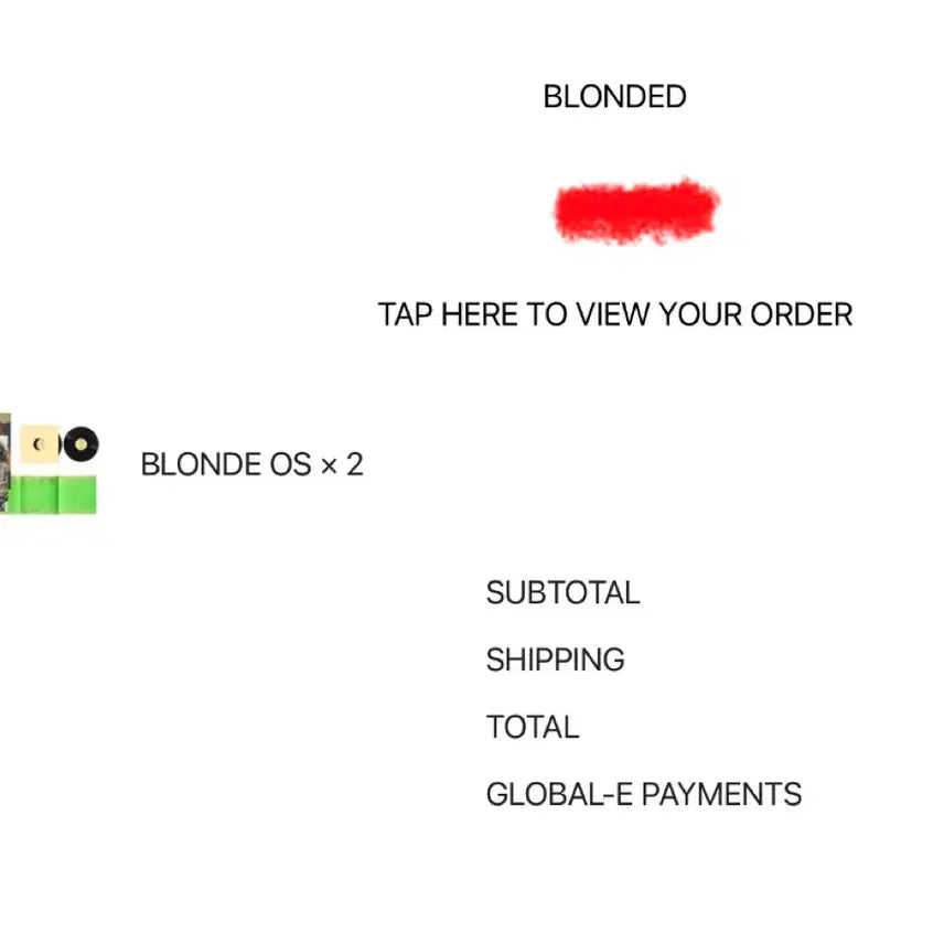 [BUNJANG] Frank Ocean Blonde LP / 프랭크오션 - 블론드 LP