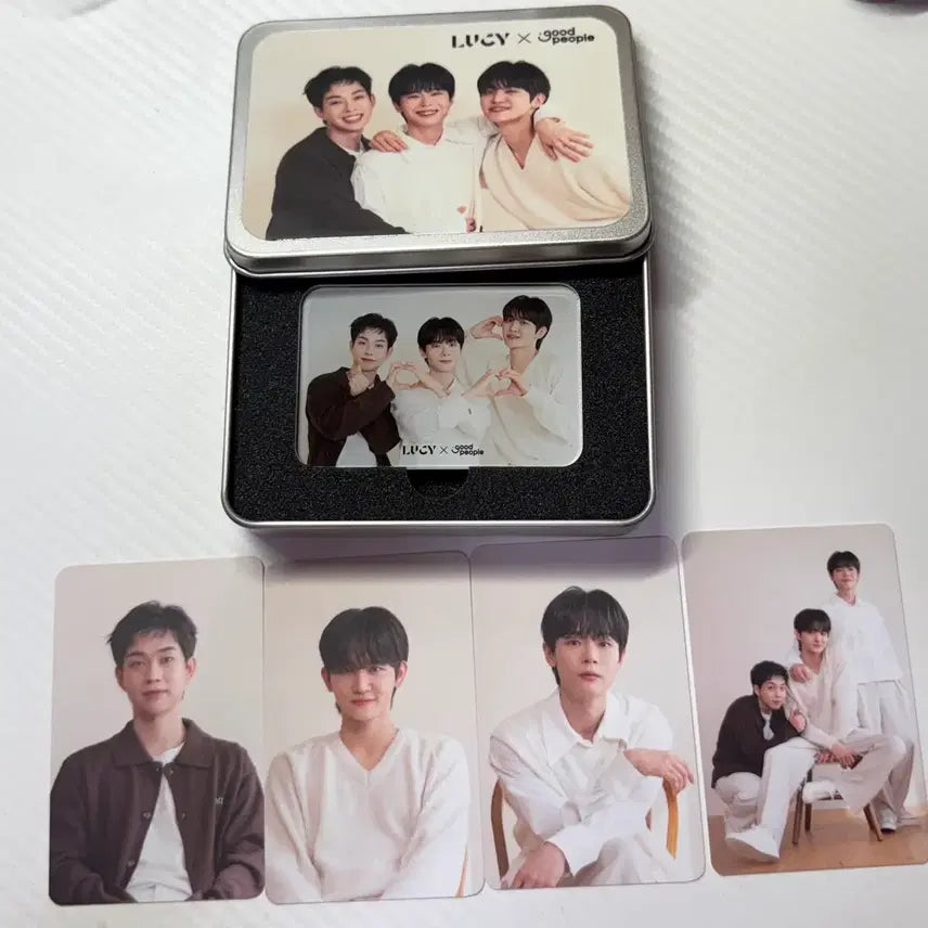 [BUNJANG] Lucy Good People Magnetic Photocard Set (Tin Case) / 루시 굿피플 굿즈 (틴케이스 마그네틱 포카)