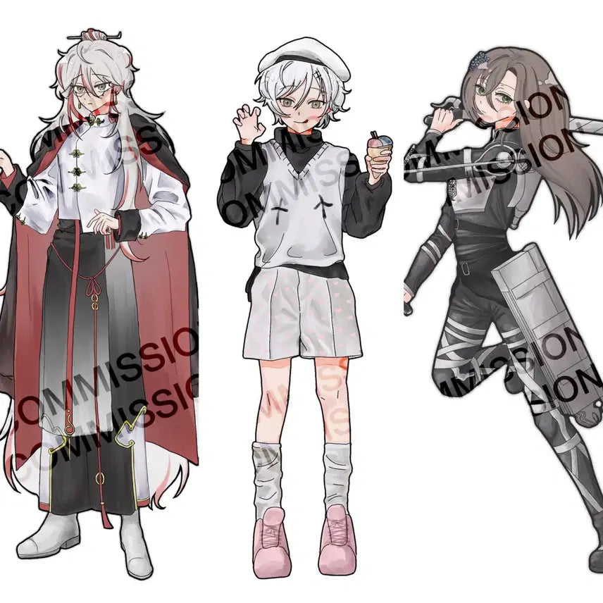 [BUNJANG] Custom Digital Illustration Commission / 리뉴얼 기념 5천원할인 풀채전신 스탠딩 커미션 그림