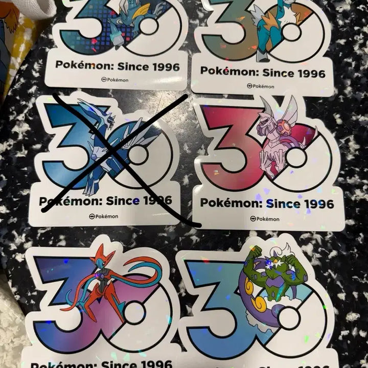 [BUNJANG] Pokemon 30th Anniversary Stickers / 포켓몬 30주년 기념 스티커