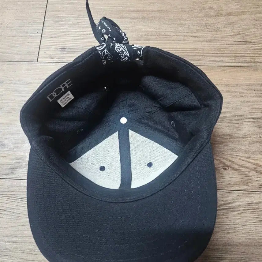 [BUNJANG] DOPE Bandana Snapback Hat Black / DOPE 도프 반다나 스냅백 모자 블랙( 지드래곤 )
