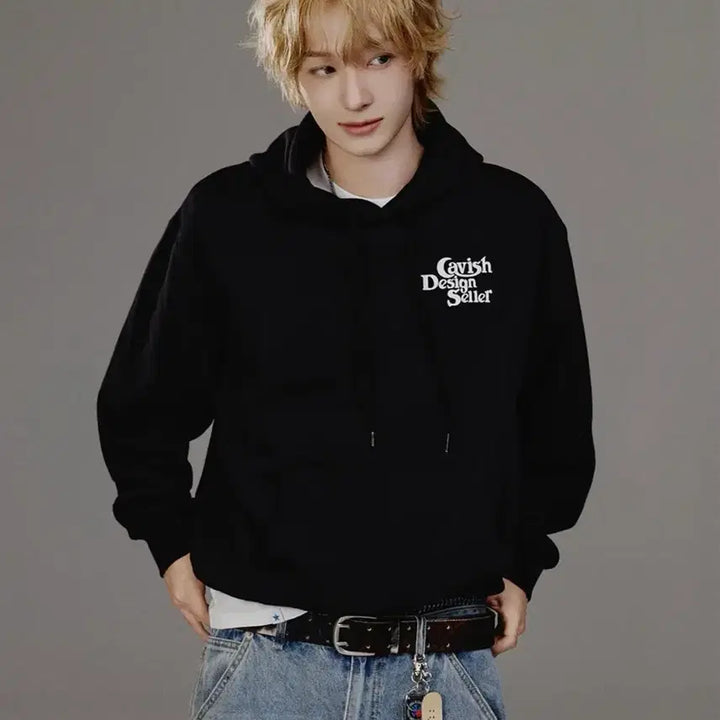 [BUNJANG] Kickflip Donghwa Kabisi Hoodie Black/White / 킥플립 동화 카비시 후드티 black white