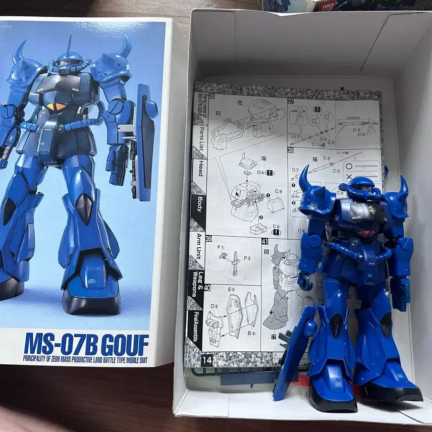 [BUNJANG] Bandai MG MS-07B Gouf Ver.2.0 Gundam Plastic Model Kit / 희귀템-반다이 MG MS-07B 구프 Ver.2.0 건담 프라모델