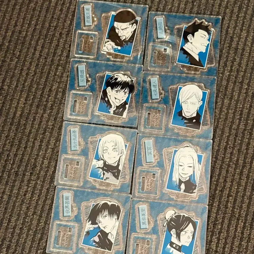 [BUNJANG] Jujutsu Kaisen Okkotsu Yuta Acrylic Standee Bundle / 점프샵 회옥옥절 아크릴 8개 일괄 토우지, 나나미 등