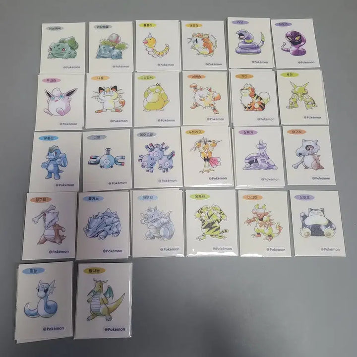 [BUNJANG] Pokemon 30th Anniversary Artwork Stickers (Ttisuvvel) / 포켓몬 30주년 아트워크 띠부씰 판매