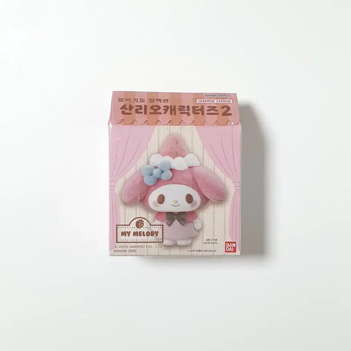 [BUNJANG] Sanrio Characters Fluffy Doll 2nd Ichigo Series My Melody / 산리오 캐릭터즈 플로키돌 2탄 이치고 시리즈 마이멜로디 판매