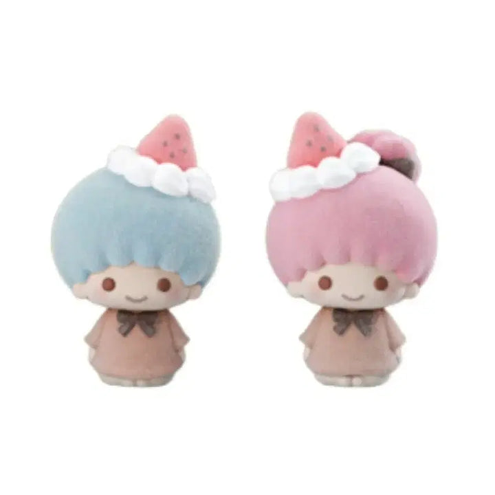 [BUNJANG] Sanrio Characters Floky Doll Vol. 2 Ichigo Series Kiki &amp; Lala Bundle Set / 산리오 캐릭터즈 플로키돌 2탄 이치고 시리즈 키키 &amp; 라라 판매