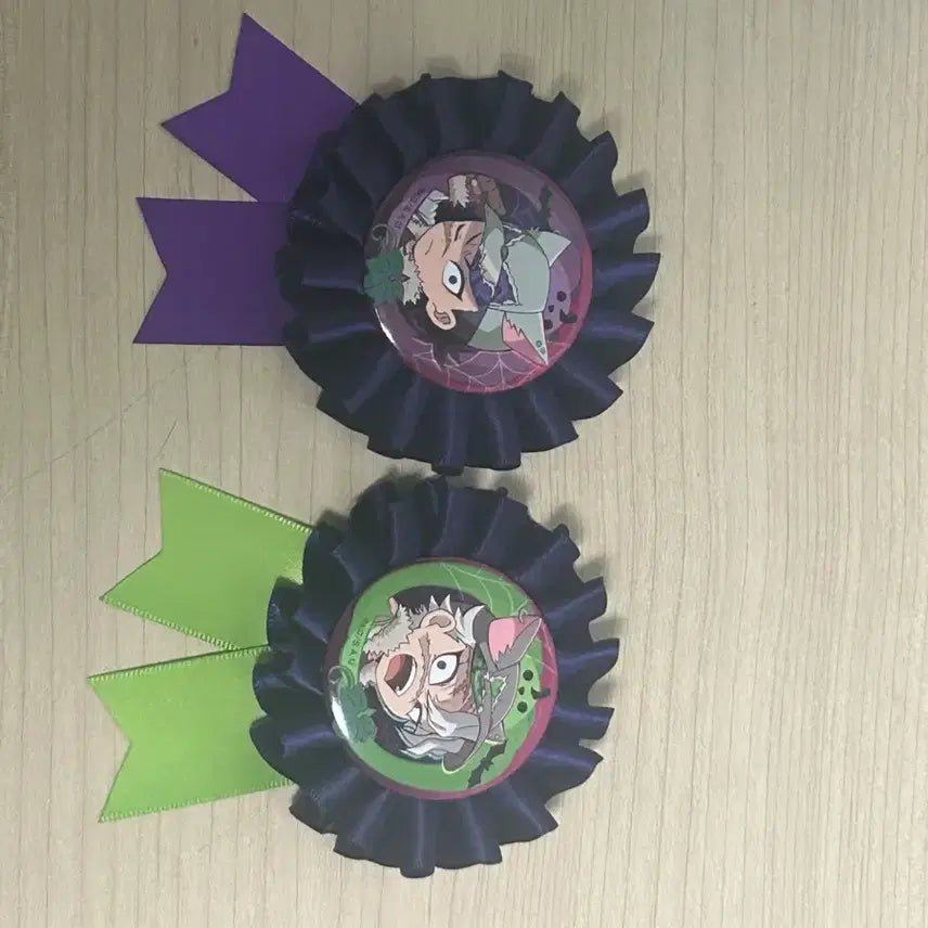 [BUNJANG] Demon Slayer Genya Sanemi Halloween Acrylic Badges Bundle Set / 귀칼 겐야 사네미 할로윈 뱃지