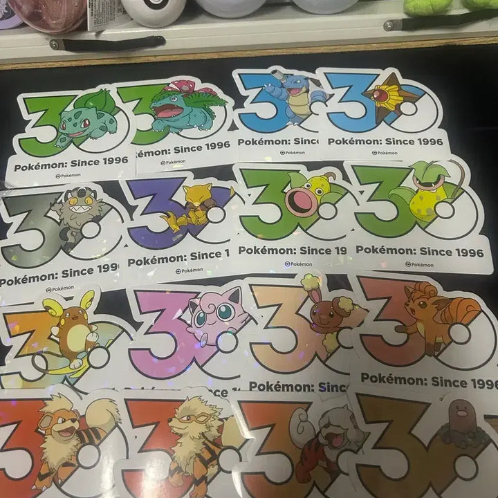[BUNJANG] Pokemon Bulbasaur 30th Anniversary Sticker / 포켓몬스터 이상해씨 30주년 스티커 양도