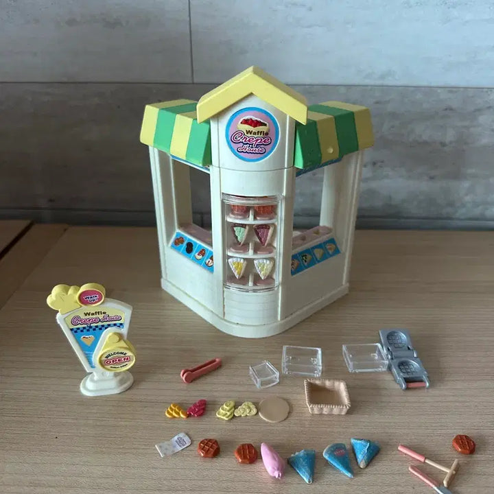 [BUNJANG] Sylvanian Families Old Discontinued Crepe Shop Playset / 실바니안 올드 단종 크레페샵