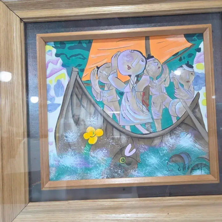 [BUNJANG] Choi Young-rim Signed Painting / 1세대  유명서양화가  최영림