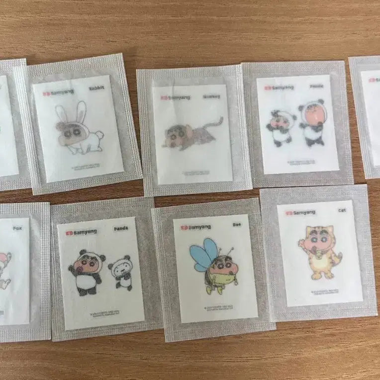 [BUNJANG] Samyang Animals Crayon Shin-chan Sticker Set / 삼양 동물짱구 띠부씰