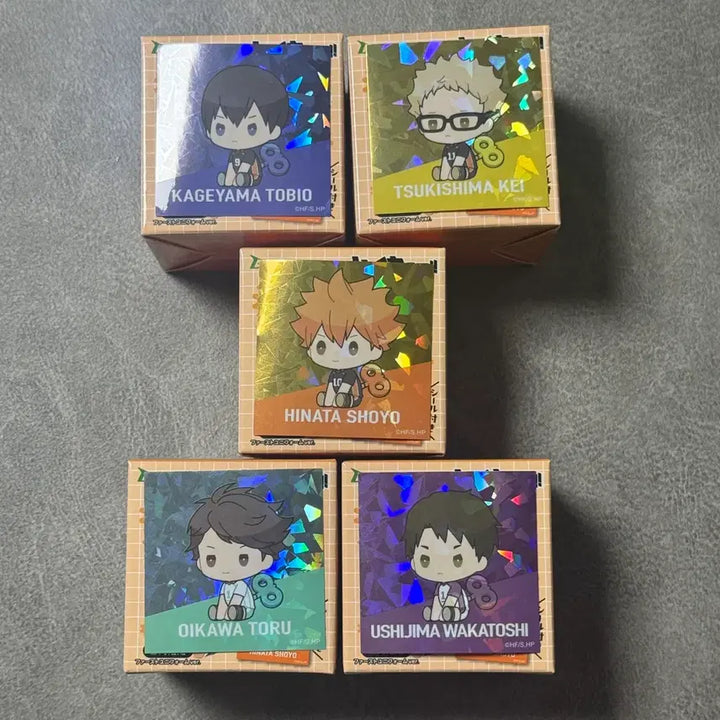 [BUNJANG] Bushiroad Haikyu!! Fytto Nejimaki Springy Mascot Figure Vol. 01 Complete Set / 부시로드 하이큐 페탓토 네지마키 태엽 피규어 Vol.01 전제품 5개