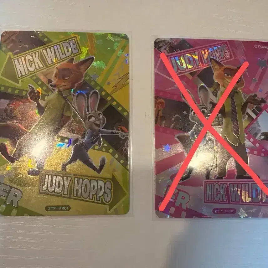 [BUNJANG] Zootopia 1 Nick &amp; Judy Collection Card ZTP-FR01 / 주토피아1 컬렉션 카드 닉 주디 ZTP-FR01