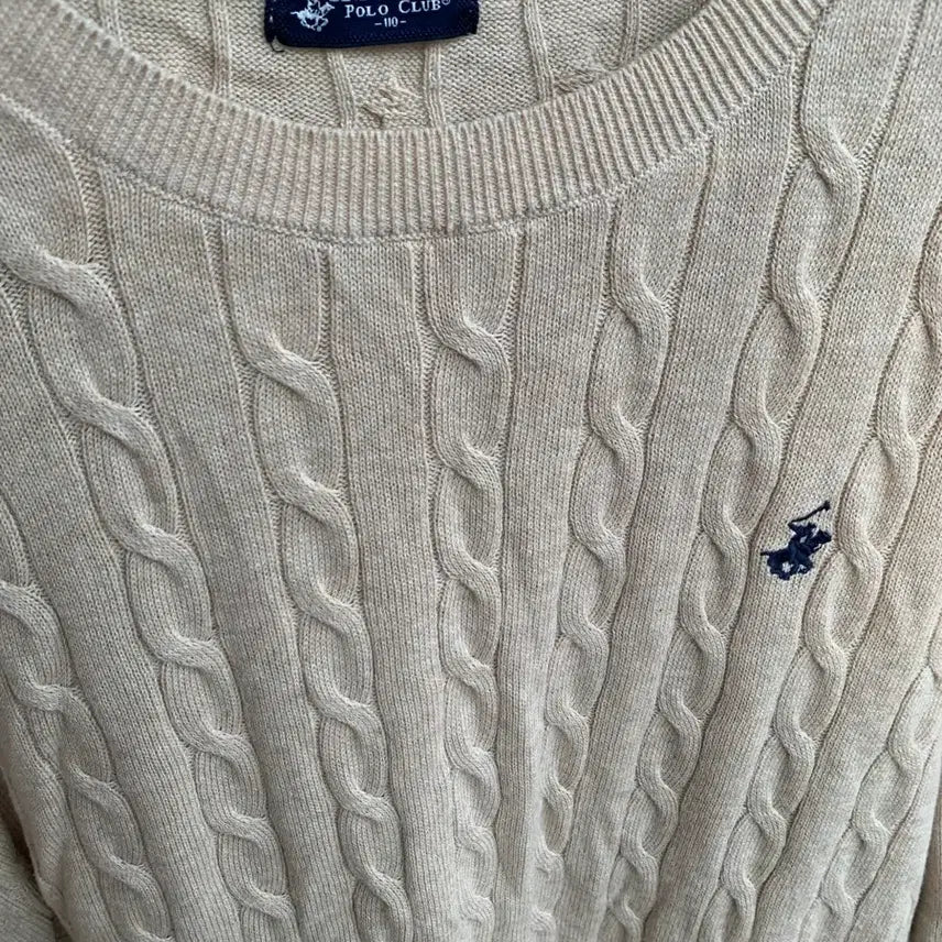 [BUNJANG] Beverly Hills Polo Club Cable Knit Sweater Butter Lemon Yellow / (새상품)비버리힐스 폴로클럽 케이블 니트 버터레몬옐로우