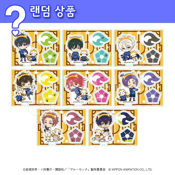 [BUNJANG] Blue Lock Rascal Collab Trading Mini Character Acrylic Stand / [랜덤] 블루 록 라스칼 콜라보 트레이딩 미니 캐릭터 아크릴 스탠드-단품