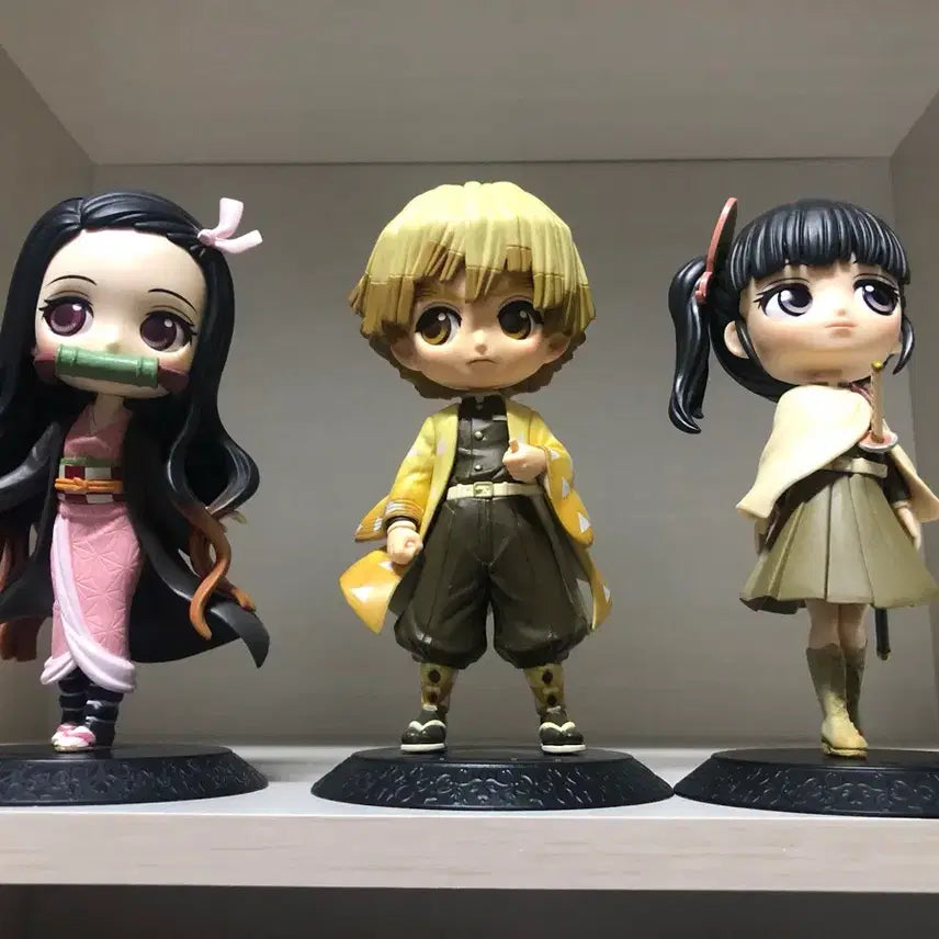 [BUNJANG] Demon Slayer Qposket Figure Set (3 Types) / 귀멸의 칼날 Qposket 피규어 3종