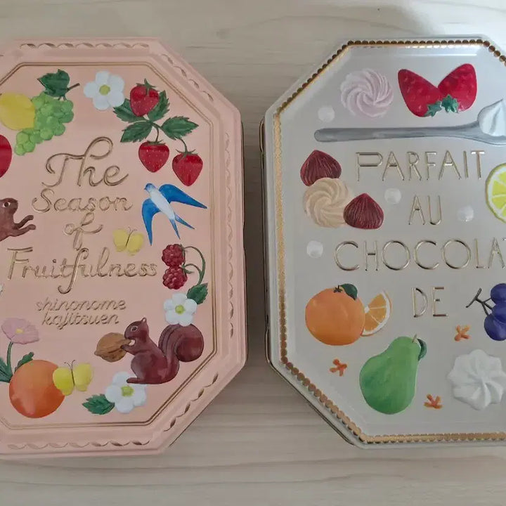 [BUNJANG] Morozoff Chocolate Fruit Flavored Octagonal Tin Case / 7월 이벤트> 모로조프 초콜릿 틴케이스