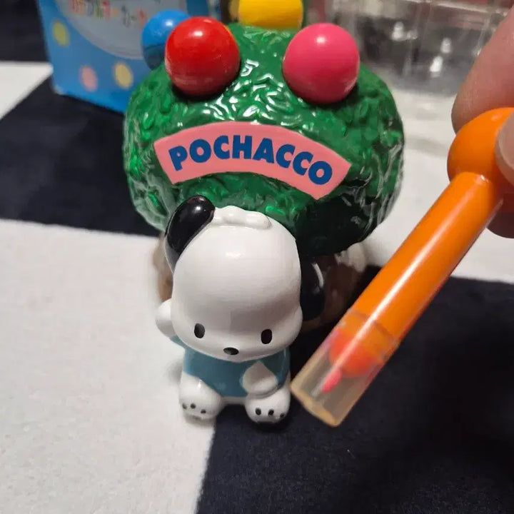 [BUNJANG] 1999 Sanrio Pochacco Ceramic Pen Holder / 1999 고전 산리오 포차코 세라믹 싸인펜 보관함