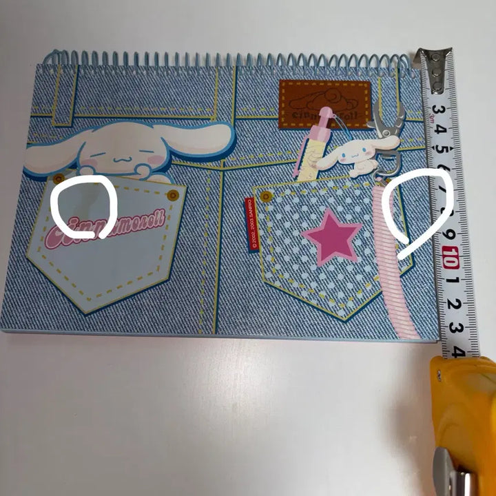 [BUNJANG] Sanrio Cinnamoroll Classic Denim Notebook / 가격인하! 시나모롤 고전 데님 공책 노트 메모장