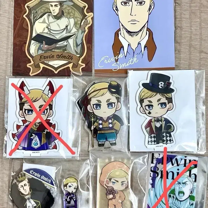 [BUNJANG] Attack on Titan Erwin Smith Merchandise Set / 진격의 거인 엘빈 스미스 세트