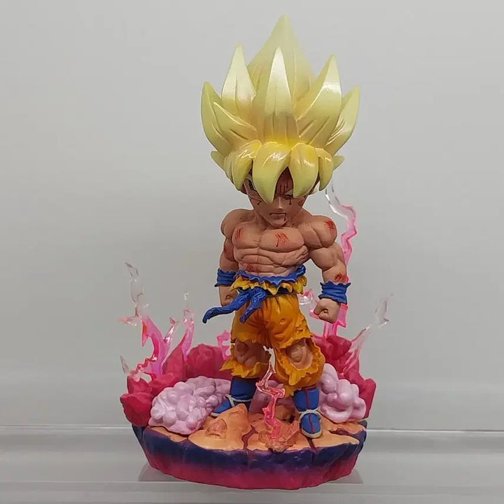 [BUNJANG] League Dragon Ball Namek Goku Super Saiyan Resin Figure / 리그사 League 드래곤볼 나메크성 손오공 초사이어인 레진월콜
