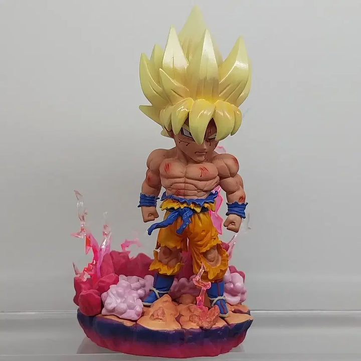 [BUNJANG] League Dragon Ball Namek Goku Super Saiyan Resin Figure / 리그사 League 드래곤볼 나메크성 손오공 초사이어인 레진월콜