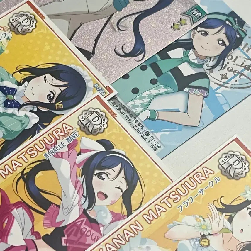 [BUNJANG] Love Live! Sunshine!! Kanan Matsuura Paper Set / 러브라이브) 마츠우라 카난 지류 세트 (아케페스, 바이스 슈발츠 등)