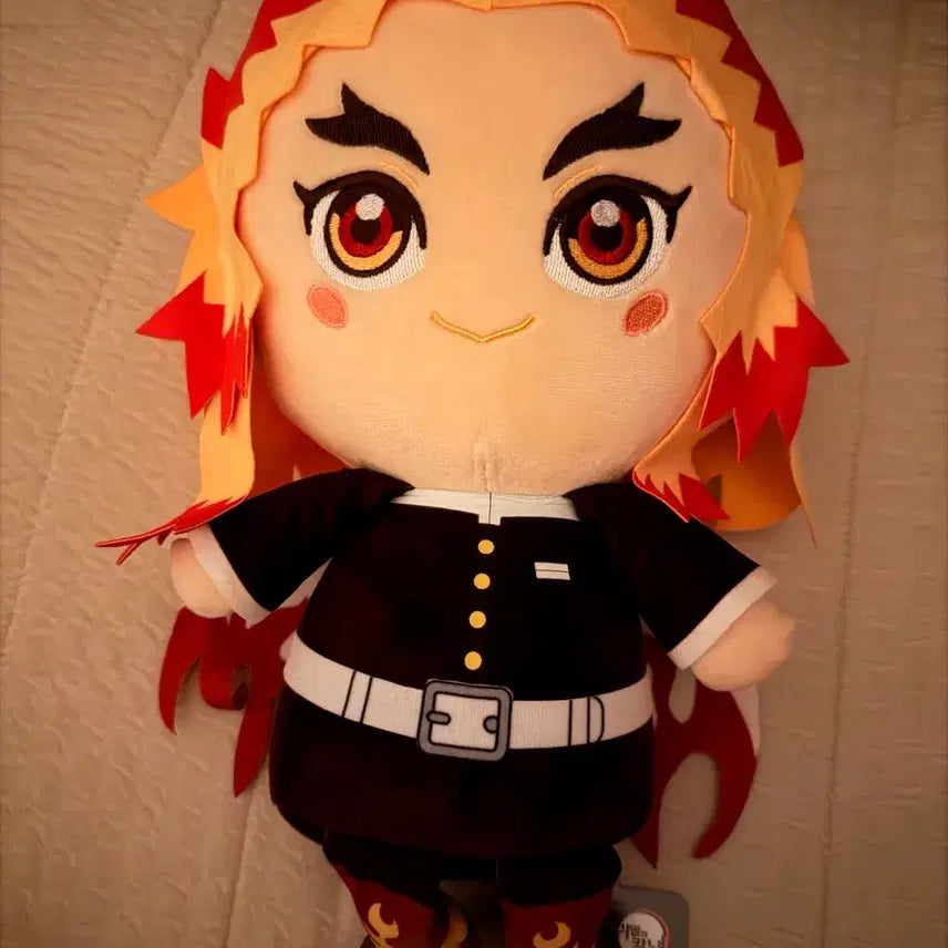 [BUNJANG] Demon Slayer Kyojuro Rengoku Plush / 귀멸의 칼날 렌고쿠 인형 27cm