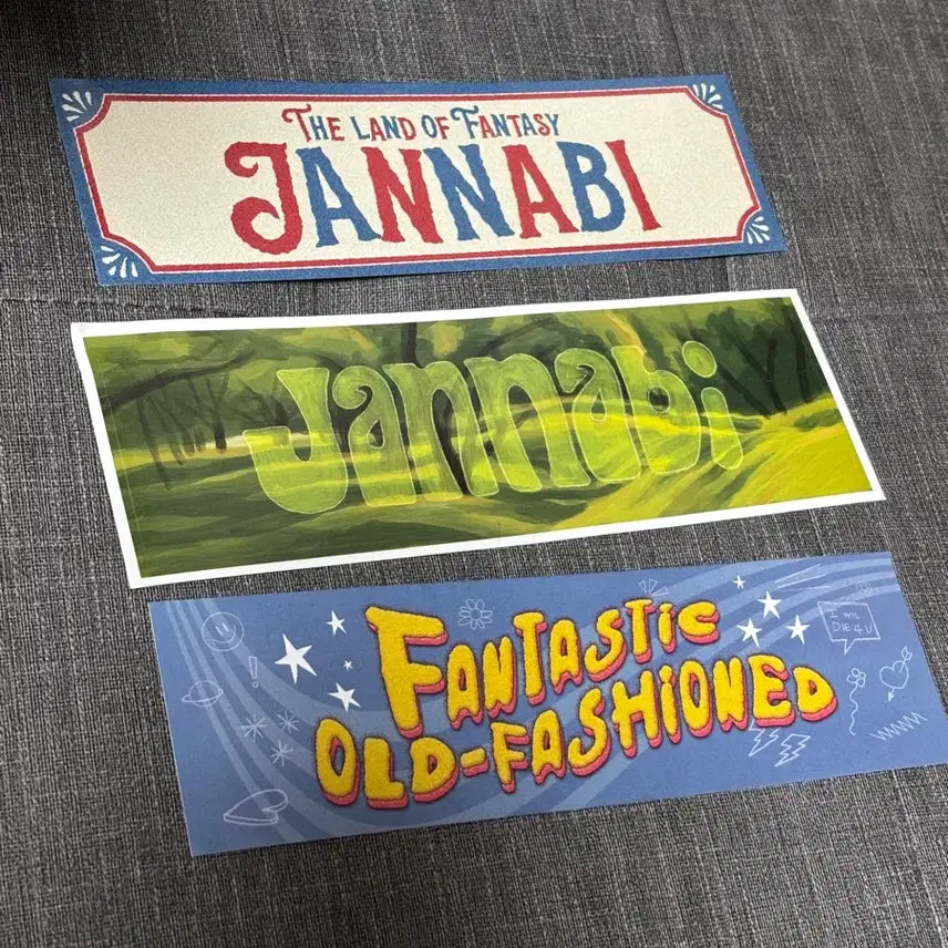 [BUNJANG] Jannabi Sticker 3 Types Bundle Set / 잔나비 스티커 3종 일괄 (반택 포함)