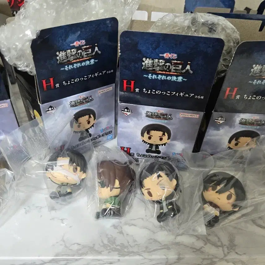 [BUNJANG] Attack on Titan Chocoinu Set H (6 Figures) / 진격의거인 H상 초코노코 6개 풀셋