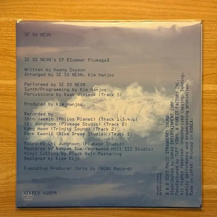 [BUNJANG] Sae So Nyeo 1st Album "Yeoreumgit" LP / 새소년 1집 여름깃 LP