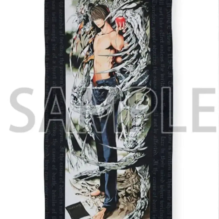 [BUNJANG] Death Note Art Exhibition Light Yagami Big Towel / 데스노트 원화전 빅타올 야가미라이토