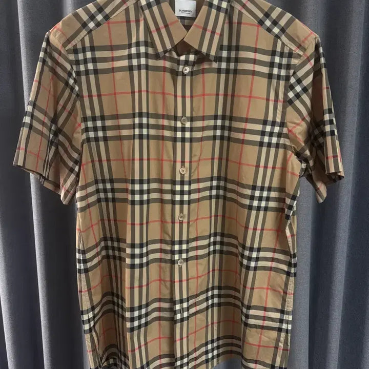 [BUNJANG] Burberry Vintage Check Short Sleeve Button Shirt / (XL) 버버리 빈티지 체크 반팔 버튼셔츠 남방