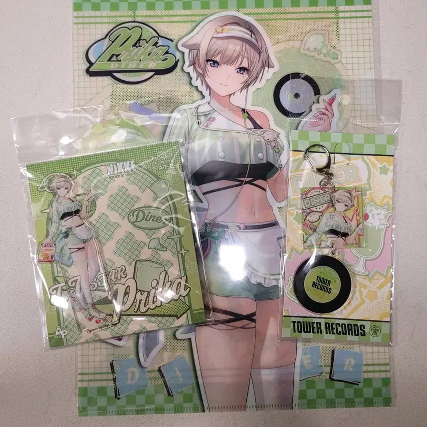 [BUNJANG] Nikke T.T. Star Tower Records Cafe Frica Set / 니케 T.T. STAR 타워레코드 카페 프리카 세트