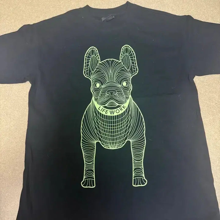 [BUNJANG] Life Work Graphic T-Shirt / 라이프 워크 반팔 티셔츠