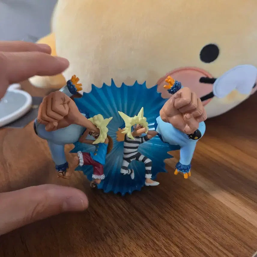 [BUNJANG] One Piece Luffy &amp; Buggy Impel Down Diorama Figure / 원피스 디오라마 피규어
