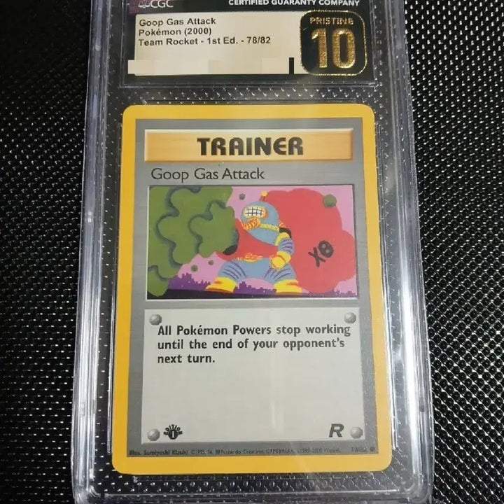 [BUNJANG] Team Rocket 1st Edition Goop Gas Attack Holo (Pristine) / (cgc pristine) 미판 팀로켓 초판 goop gas attack