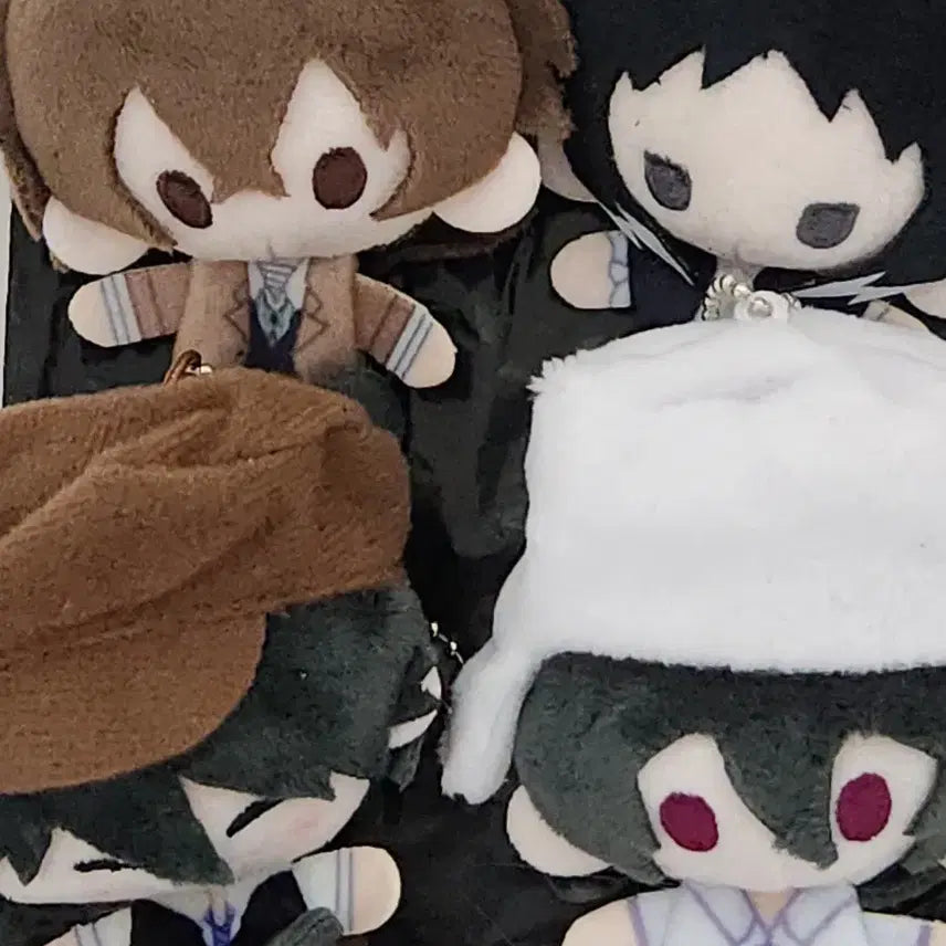 [BUNJANG] Bungo Stray Dogs Tapioca Plush Mascot Set / 문스독 타피오카 플러시 마스코트 누이 4종 일괄