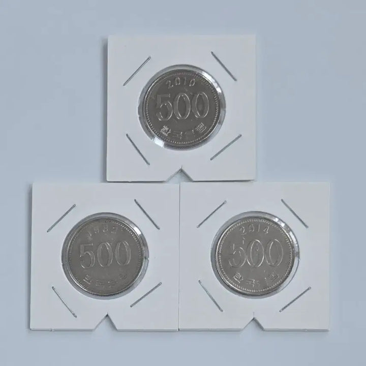 [BUNJANG] 2010 500 Won Coin with 180 Degree Rotation Error / 2010년 500원 주화 180도 회전에러 /외 500주 2점