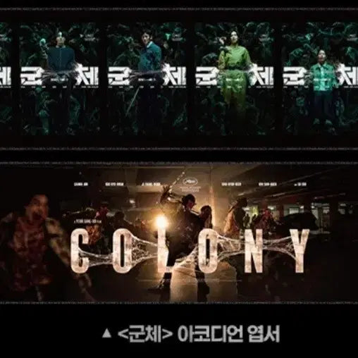 [BUNJANG] BUNCHI Signature Set, Poster Set, Accordion Postcard Set / 군체 시그니처4종,포스터8종,아코디언 엽서,영화카드 등 세트 판매