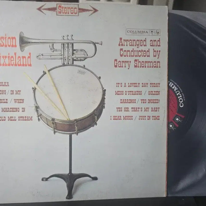 [BUNJANG] Garry Sherman Percussion Goes Dixieland LP (1960 US Press) / Garry Sherman_Percussion~Dixieland_LP US
