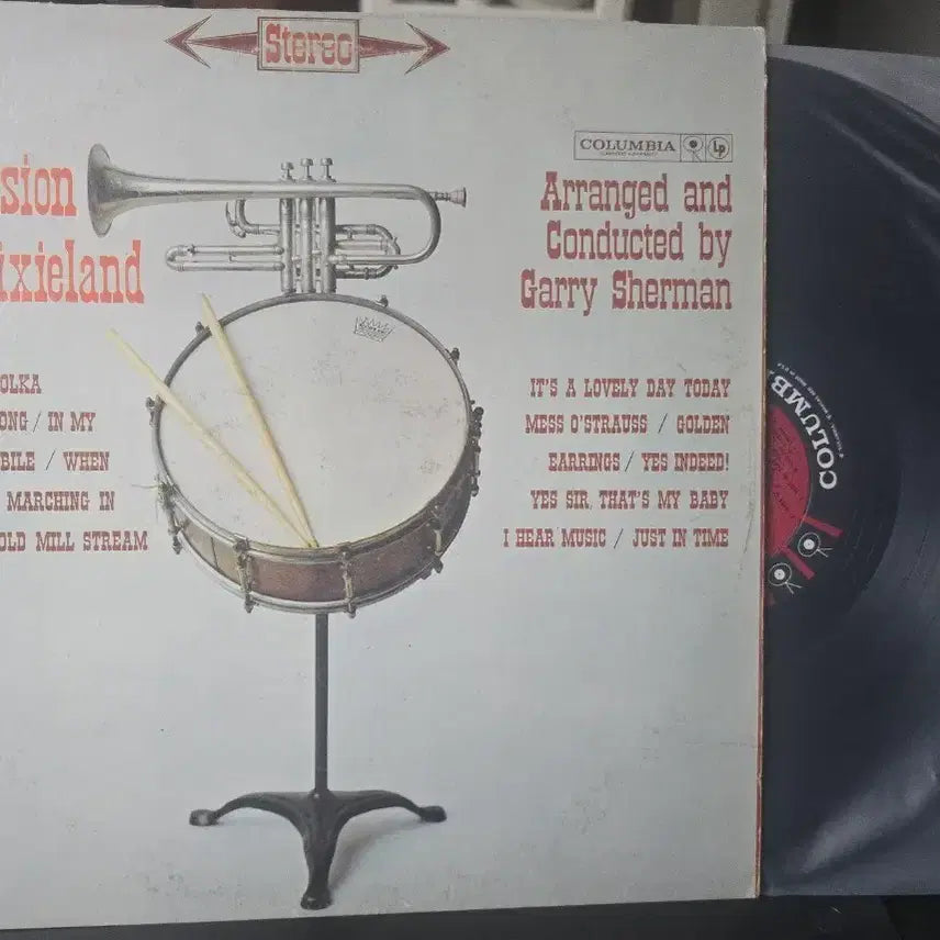 [BUNJANG] Garry Sherman Percussion Goes Dixieland LP (1960 US Press) / Garry Sherman_Percussion~Dixieland_LP US